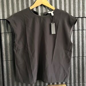 Banana Republic Women's Silk Black Blouse